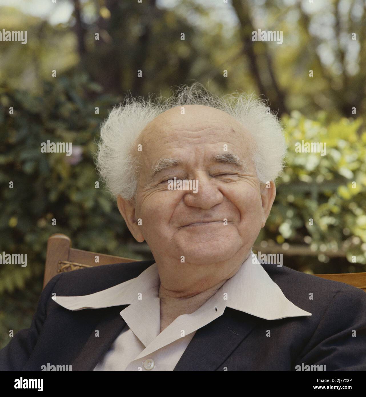 David Ben-Gurion, 1980s Stock Photo