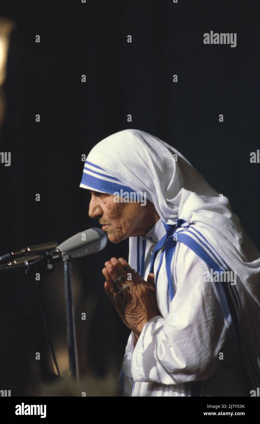 Mother Teresa, Catholic Saint Stock Photo