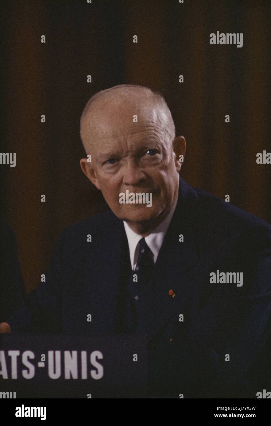 Dwight D. Eisenhower, US President Stock Photo