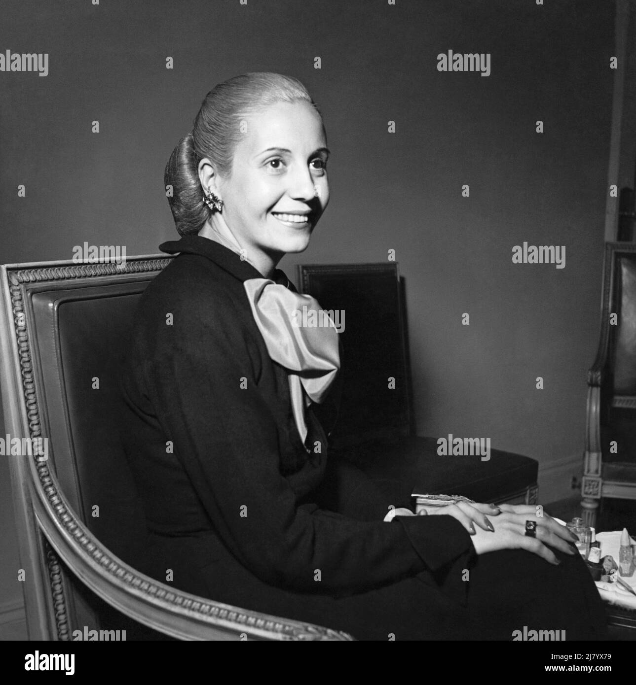 Evita Peron, 1950 Stock Photo