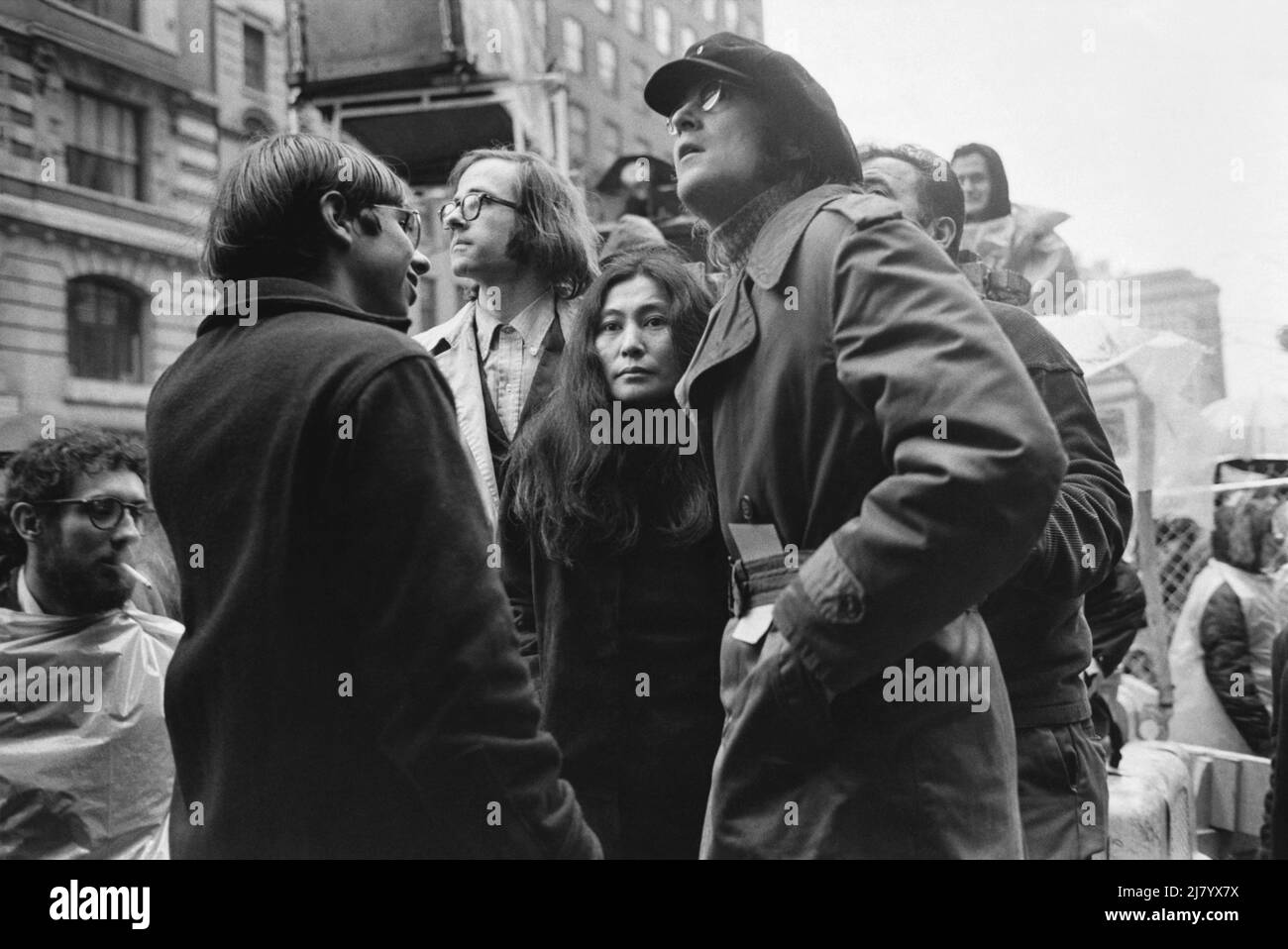 John Lennon and Yoko Ono, 1972 Stock Photo