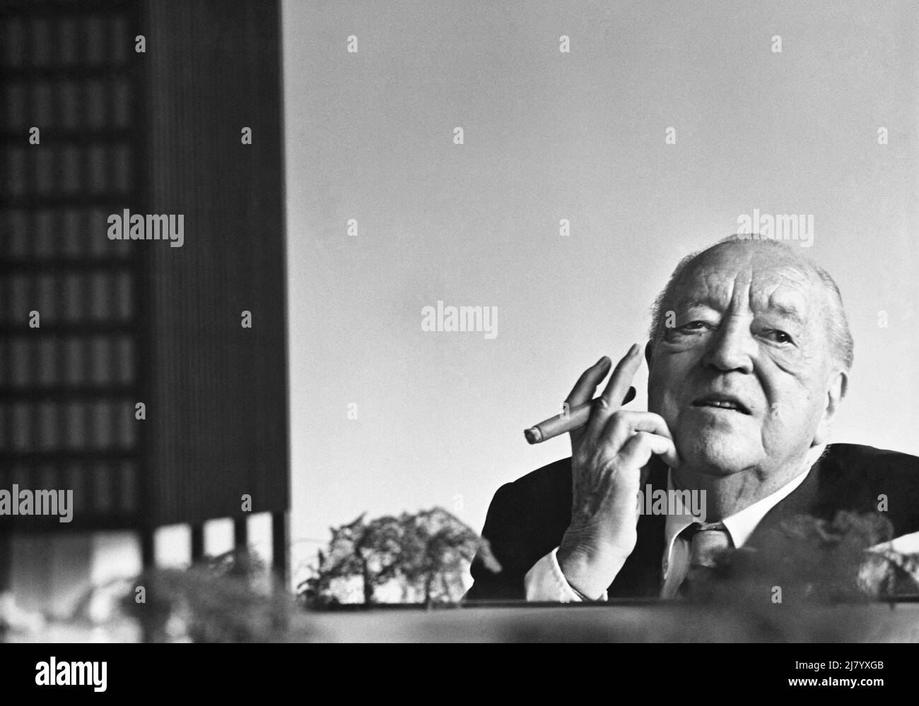 Mies van der Rohe, Architect, 1968 Stock Photo