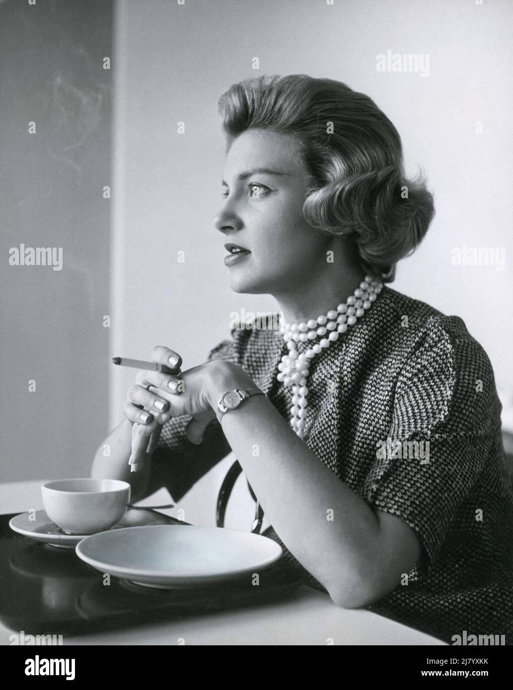 Joanne Woodward, 1950s Stock Photo