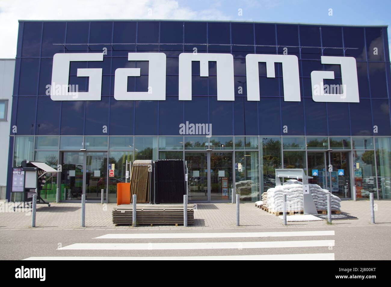Entrance of a Dutch hardware store Gamma (a big Dutch Hardware store