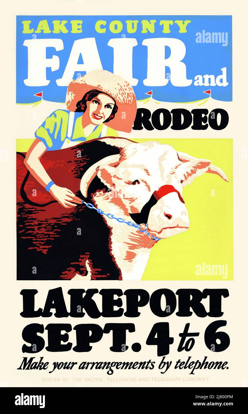 Lake County Fair and Rodeo, Lakeport Stock Photo Alamy