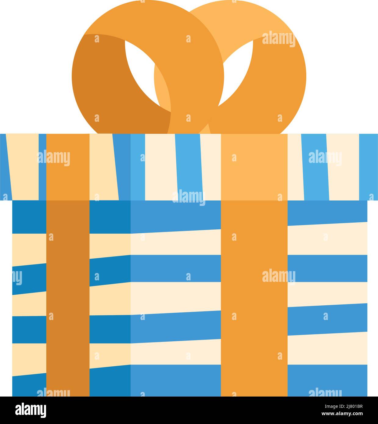 striped gift box present icon Stock Vector Image & Art - Alamy