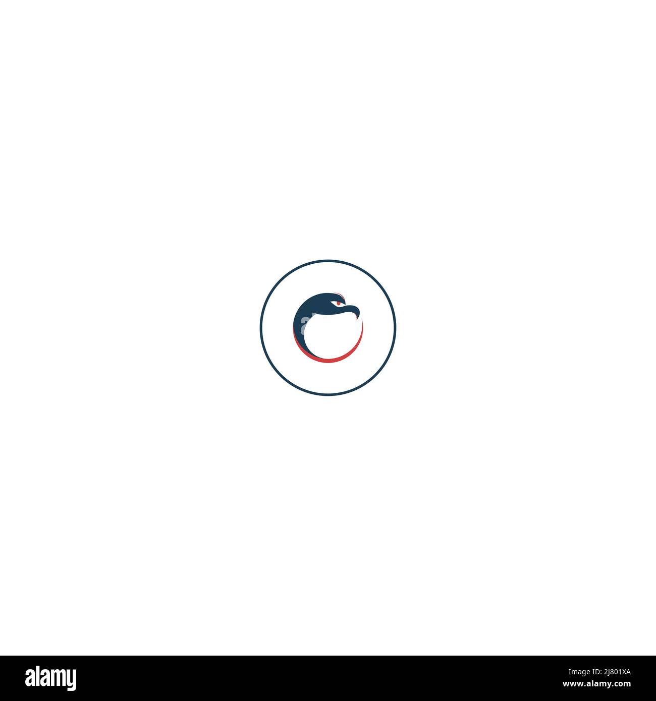 Abstract Eagle logo design template Stock Vector