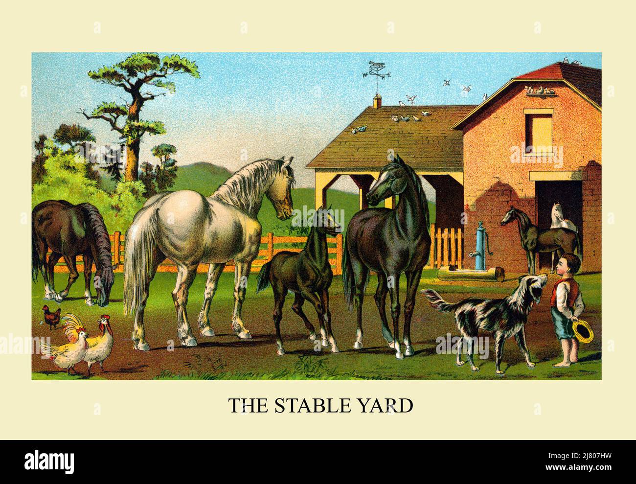 The Stable Yard Stock Photo