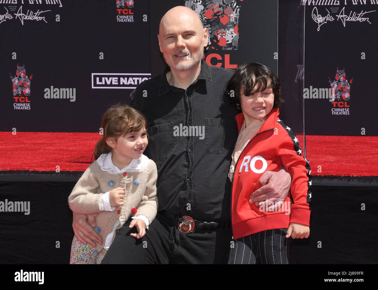 (LR) Philomena Billy of Smashing Pumpkins and Augustus