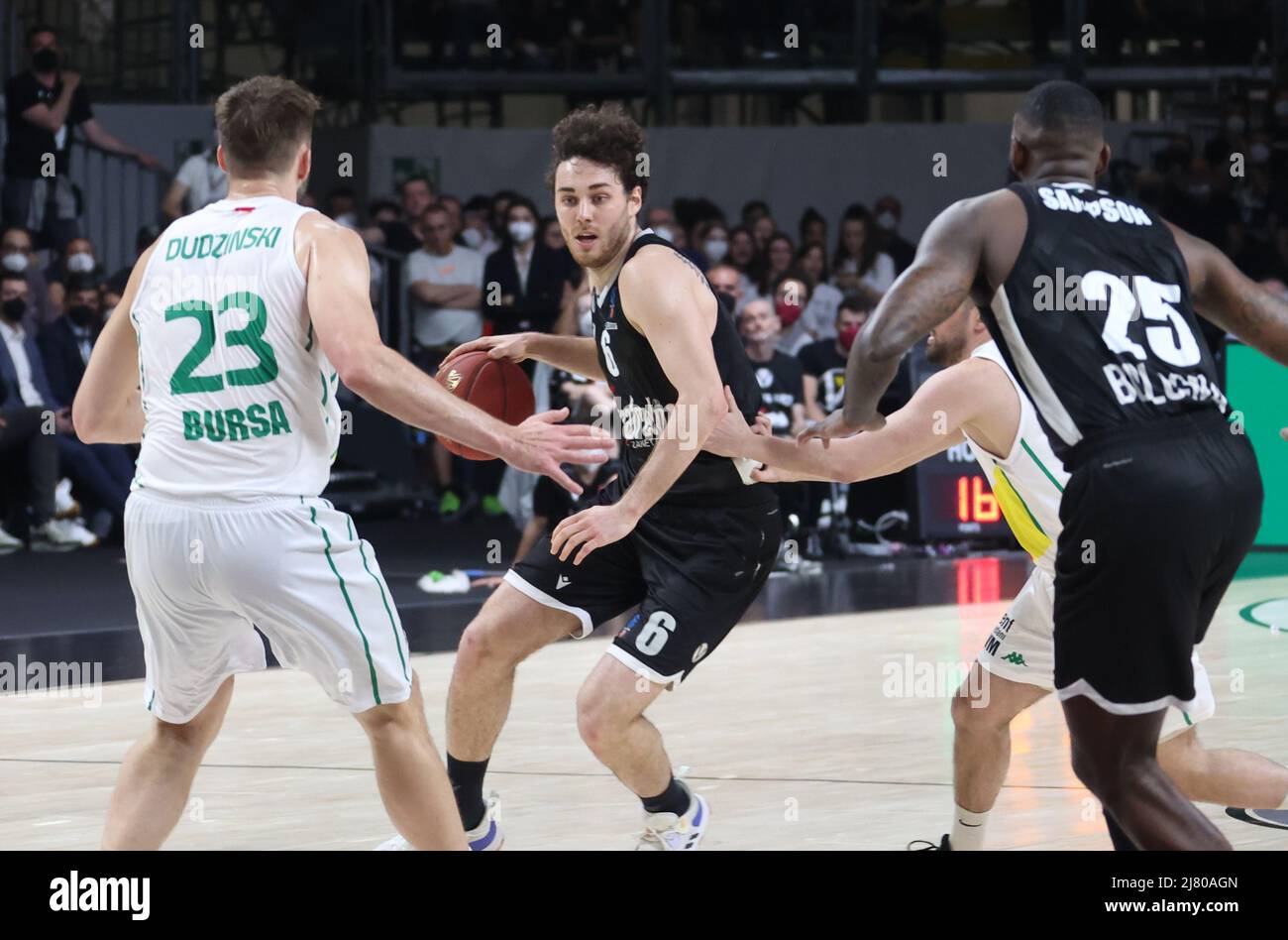 Bologna, Italy. 11th May, 2022. Alessandro Pajola (Segafredo Virtus