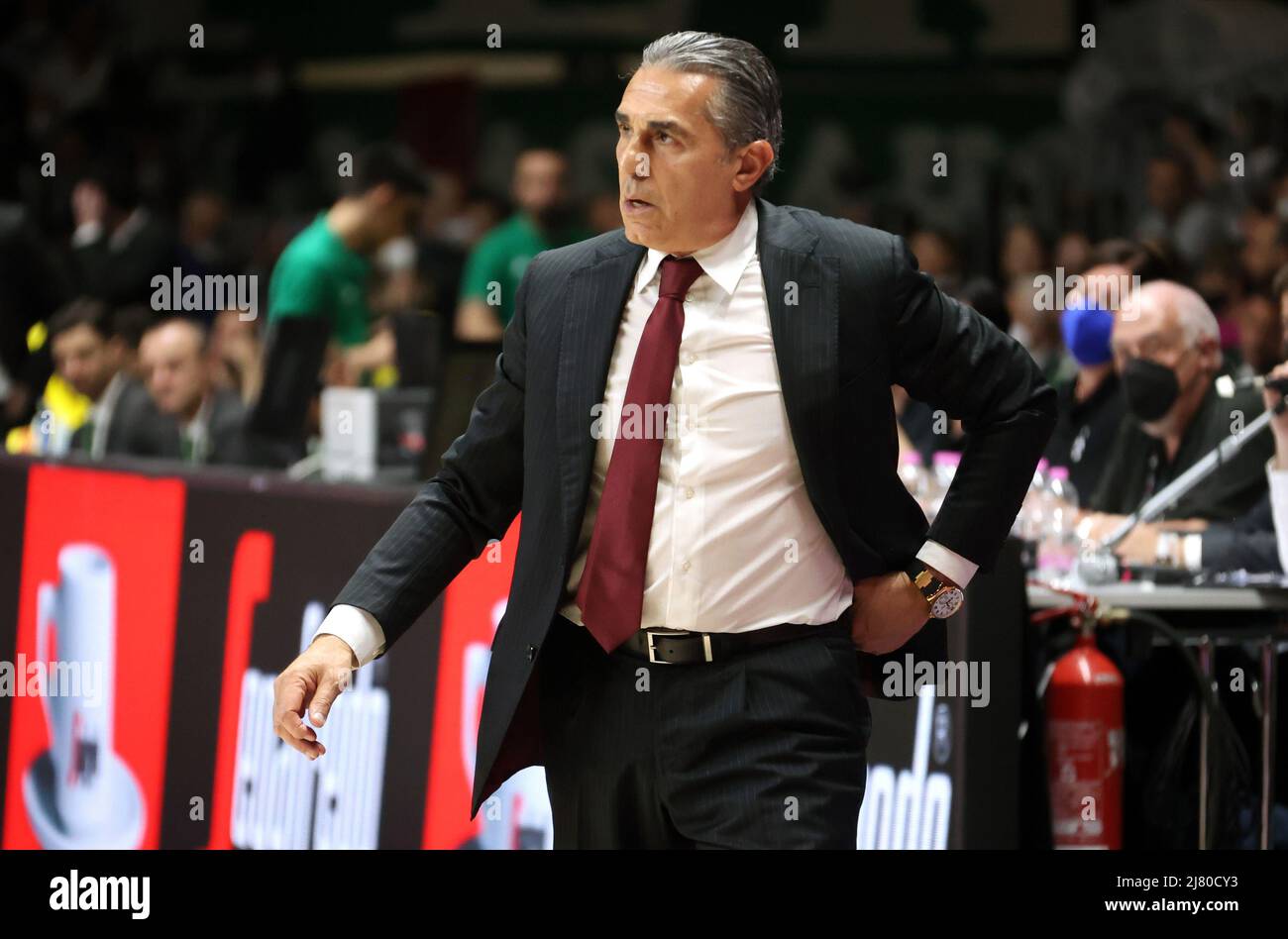 Bologna, Italy. 11th May, 2022. Sergio Scariolo (head coach of