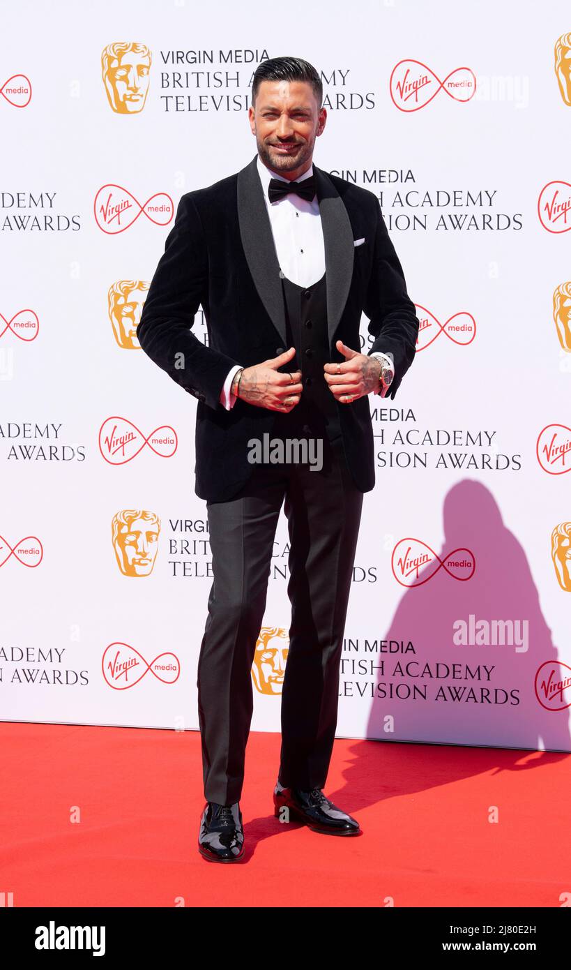 Giovanni Pernice attends the Virgin Media British Academy Television Awards 2022 at The Royal Festival Hall on May 8, 2022 in London, England. Stock Photo