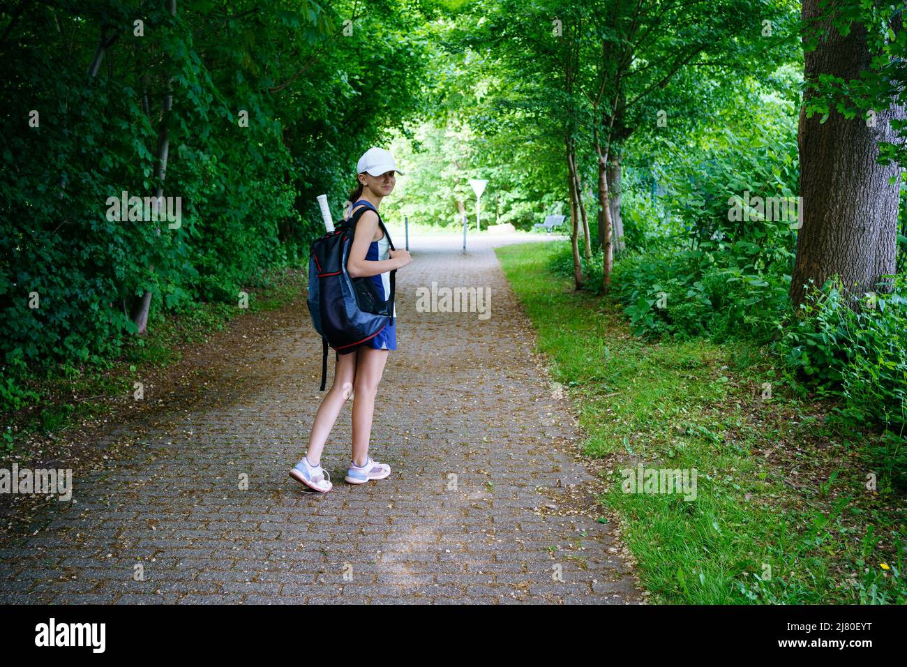 I Was Waiting To Play Tennis Yesterday When My Partner Girl is going to play tennis and watching on smartwatch. Waiting for a