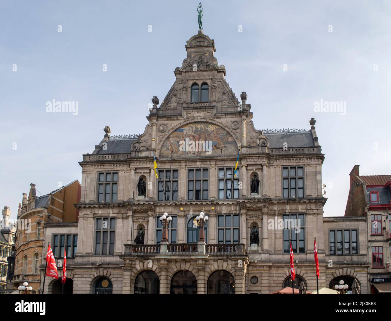 Royal Dutch Theatre in Ghent, Belgium, Europe Stock Photo