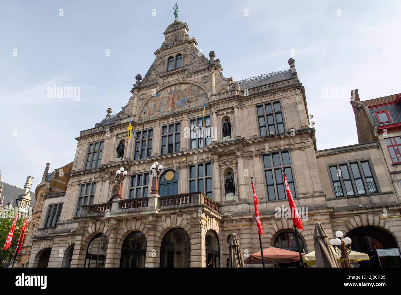 Royal Dutch Theatre in Ghent, Belgium, Europe Stock Photo