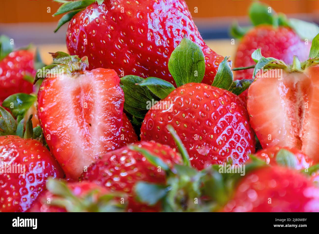 Strawberry seeds in bowl hi-res stock photography and images - Alamy
