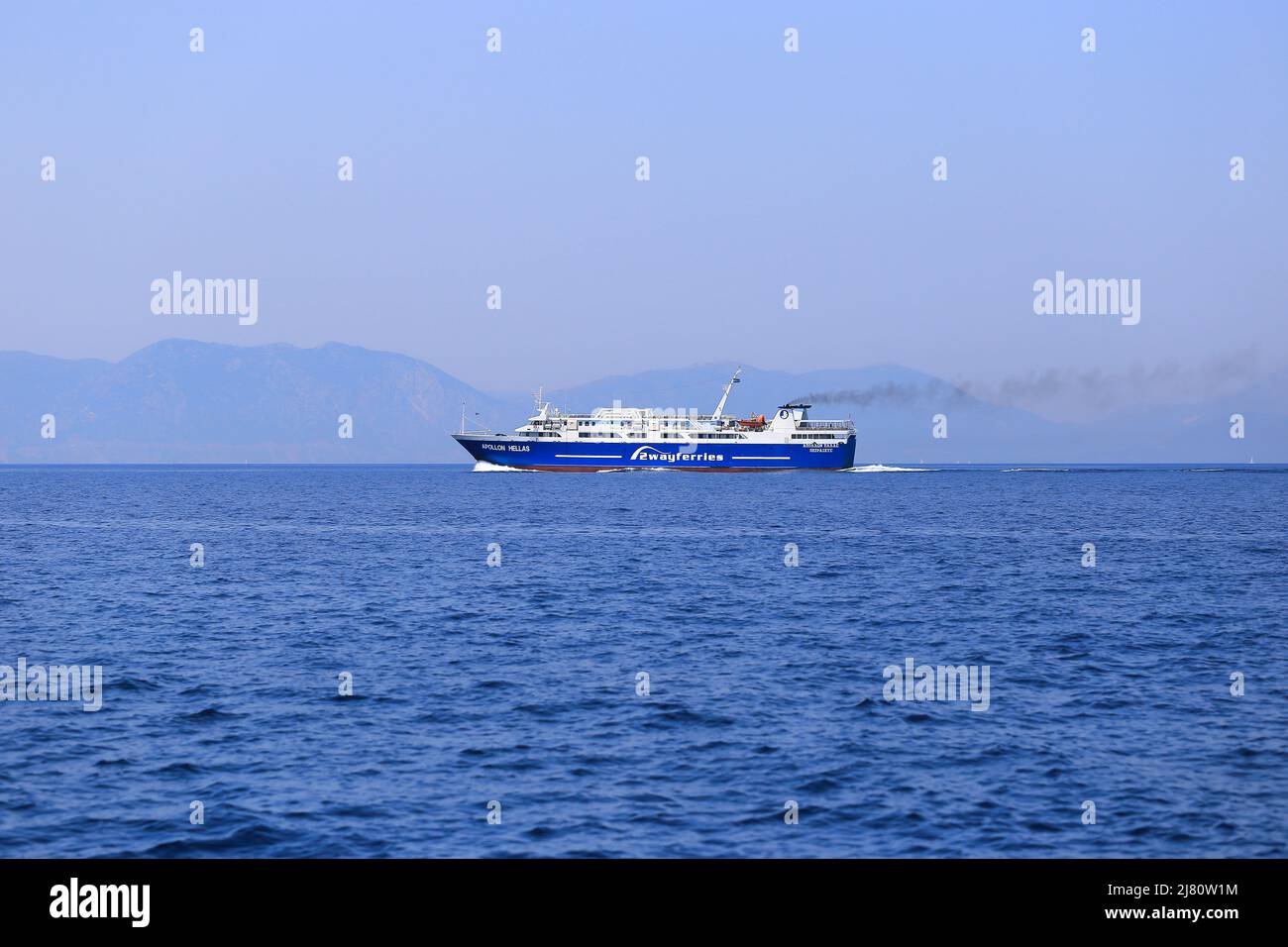 The 2 Way Ferries passenger ship Apollon Hellas Stock Photo