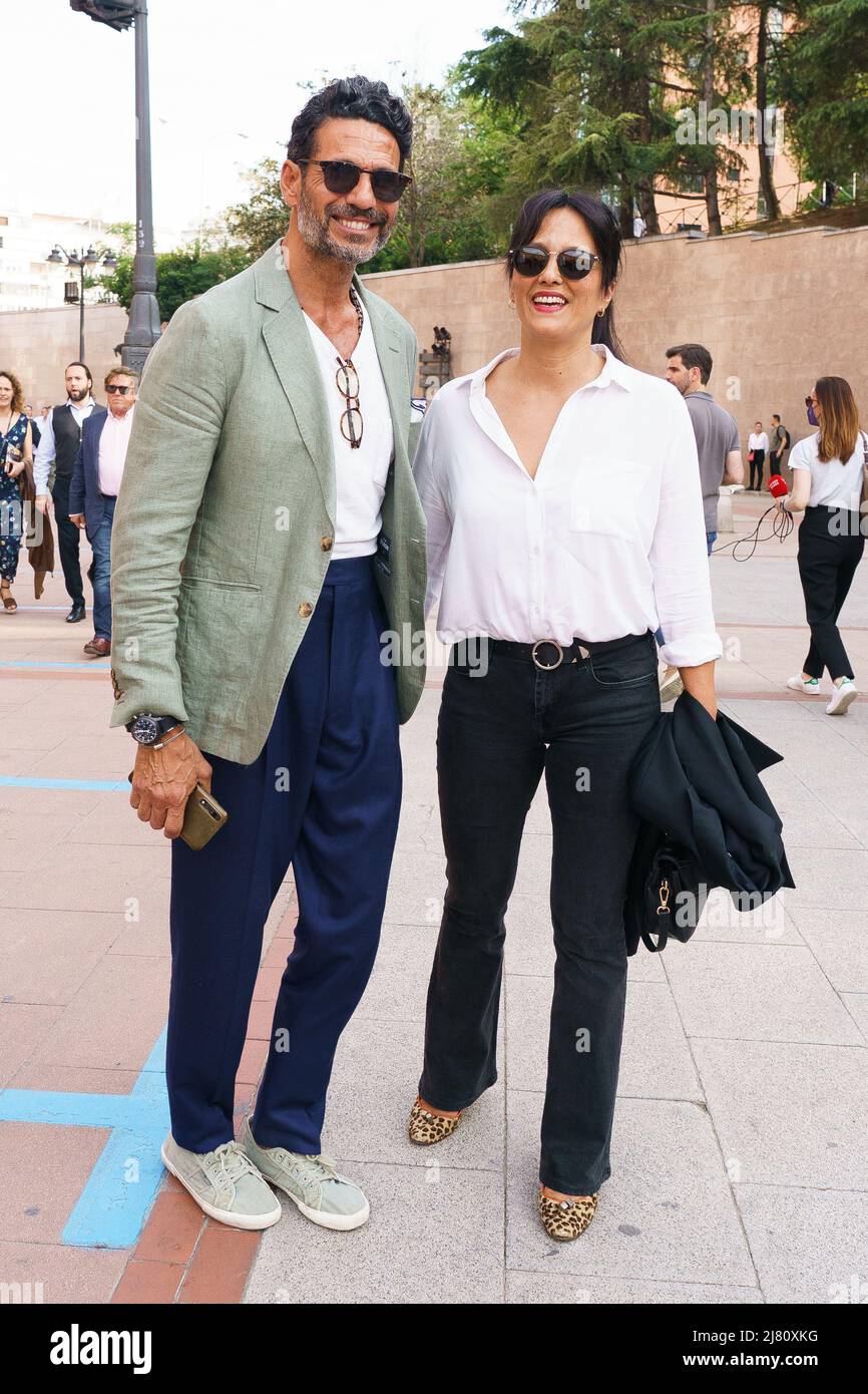 Madrid, Spain. 11th May, 2022. Oscar Higares and Sandra Alvarez attend