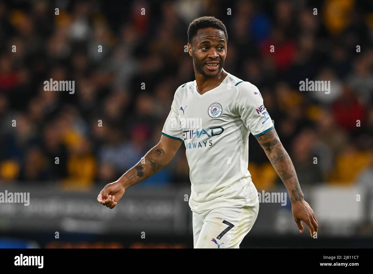 Raheem Sterling #7 of Manchester City during the game Stock Photo