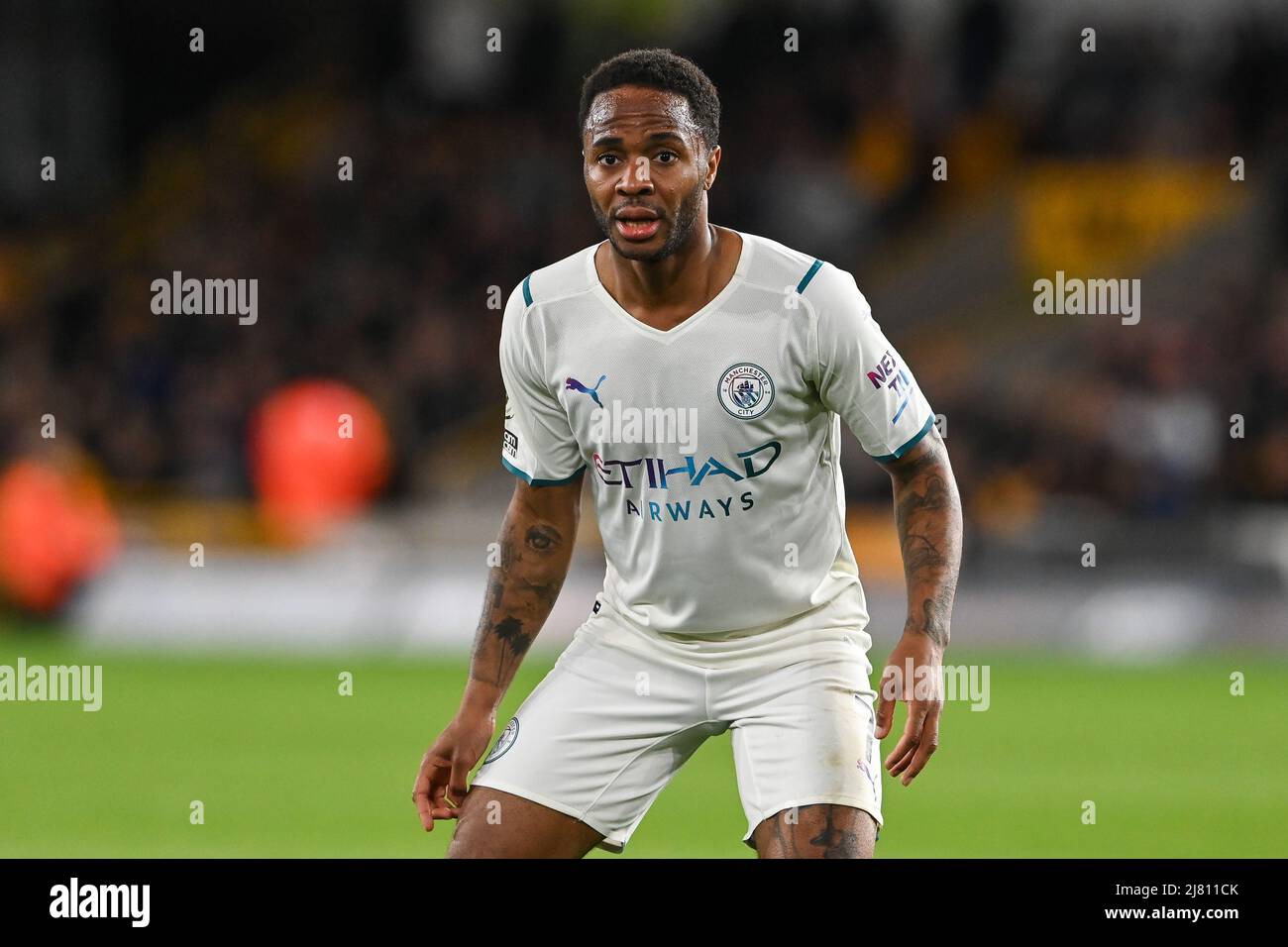 Raheem Sterling #7 of Manchester City during the game Stock Photo