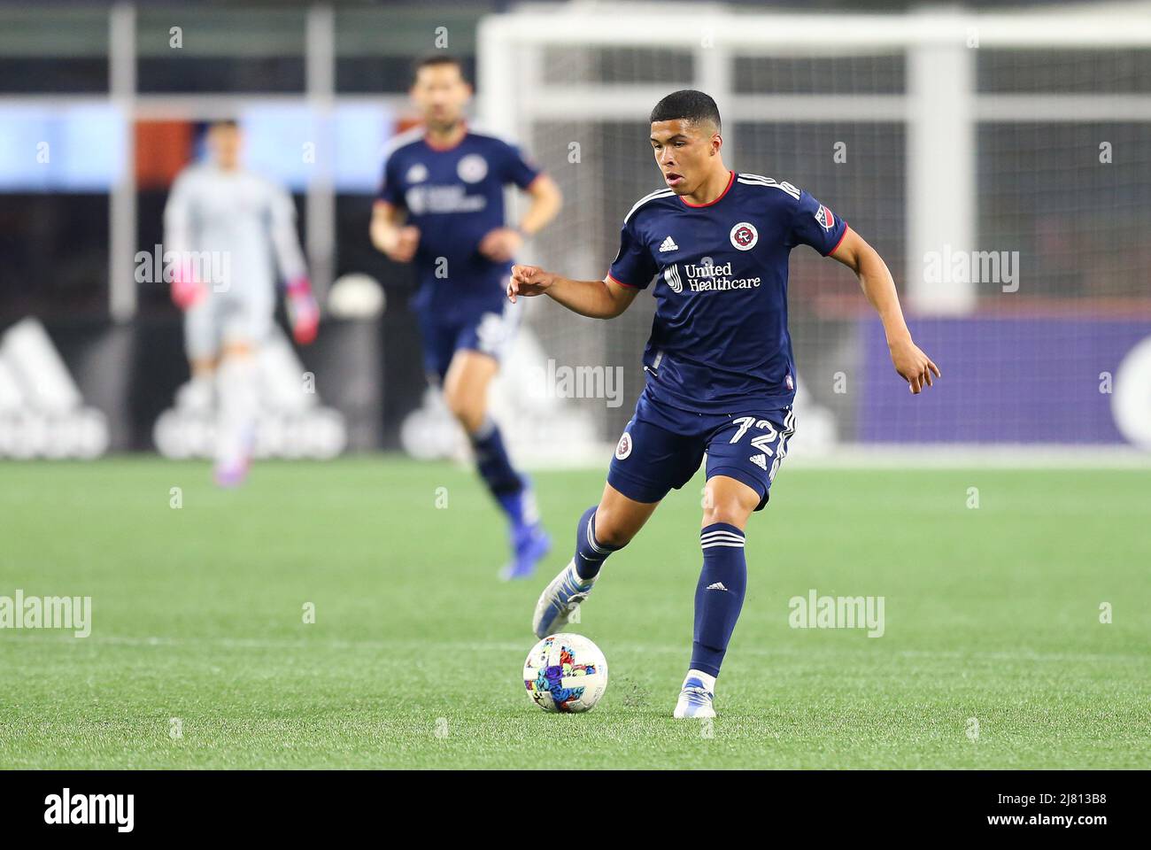 MA, US,11th May, 2022. USA; New England Revolution midfielder Damian Rivera  (72) in action during an MLS U.S. Open Cup match between FC Cincinnati and New  England Revolution at Gillette Stadium. Anthony