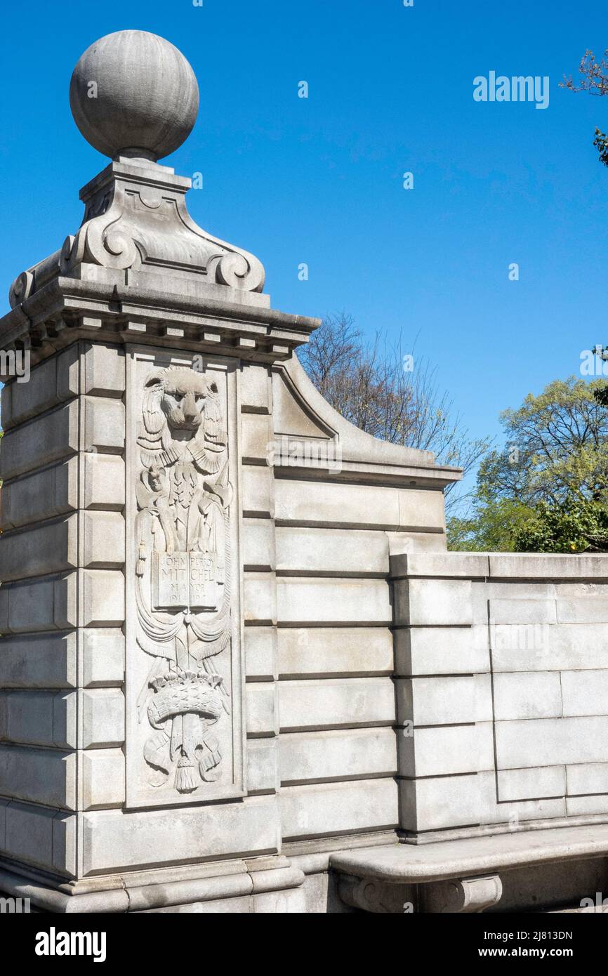 Engineers' Gate is the entrance to Central Park at 90th Street and Fifth Avenue, New York City