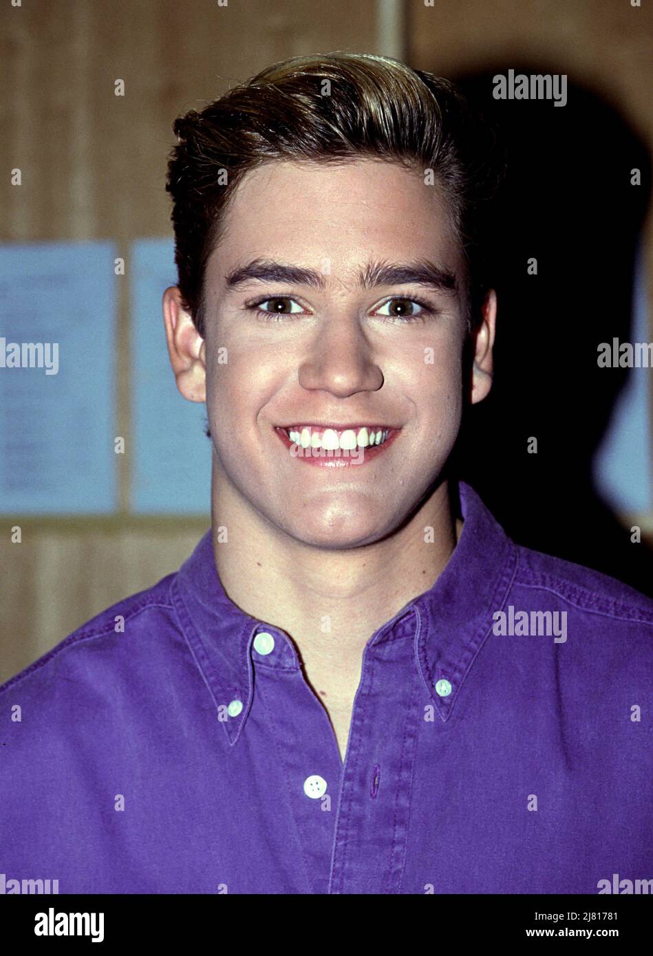 Mark Paul Gosselaar on the set of Saved by the Bell in 1993 Credit Ron