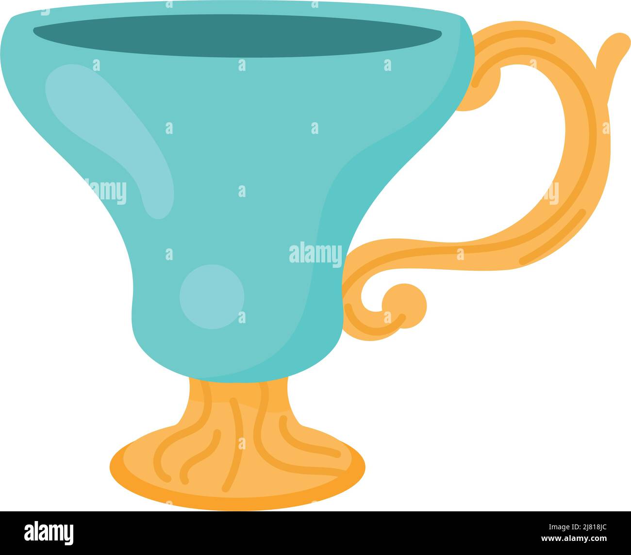 green tea cup utensil icon Stock Vector Image & Art - Alamy
