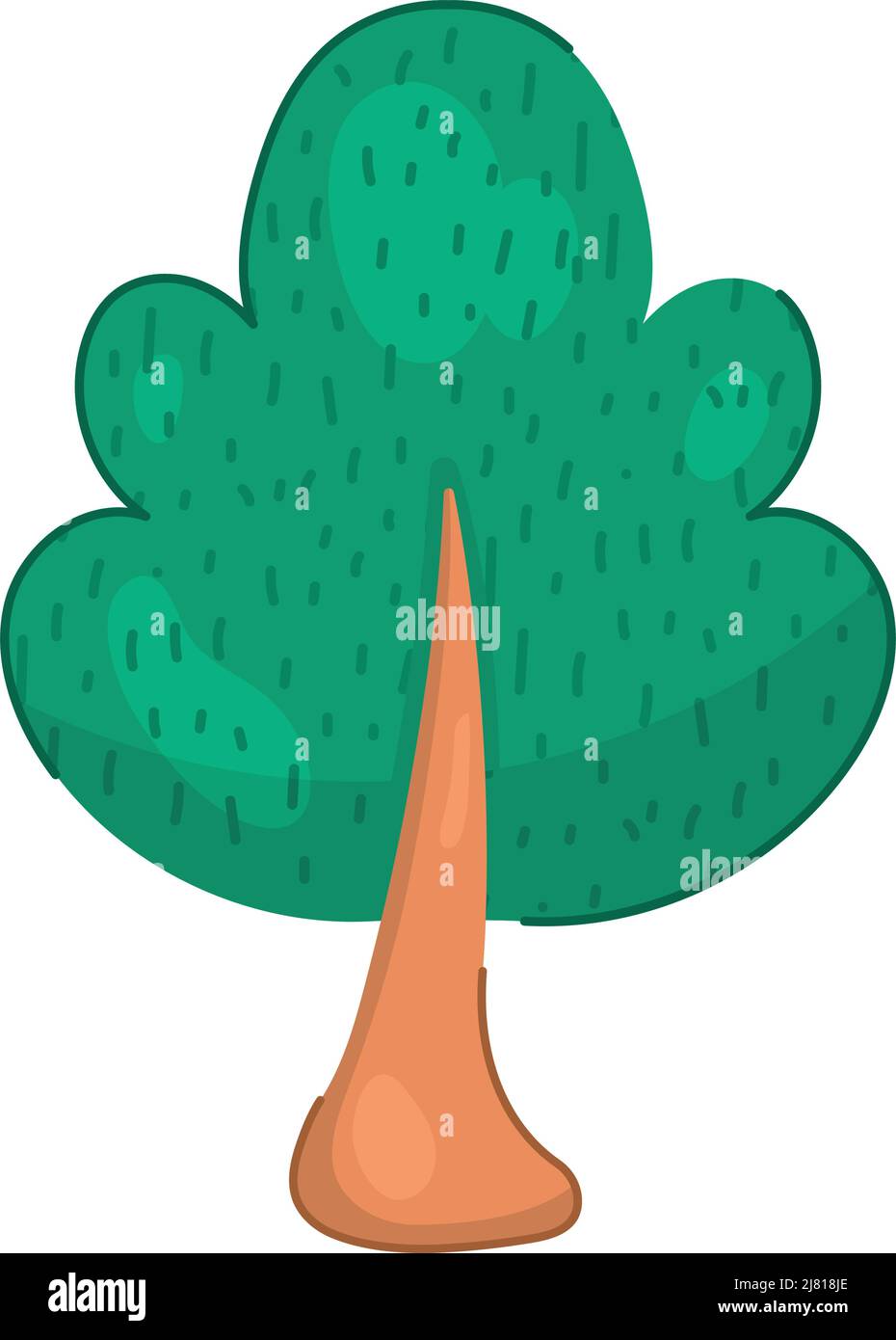 ecology tree plant nature icon Stock Vector Image & Art - Alamy