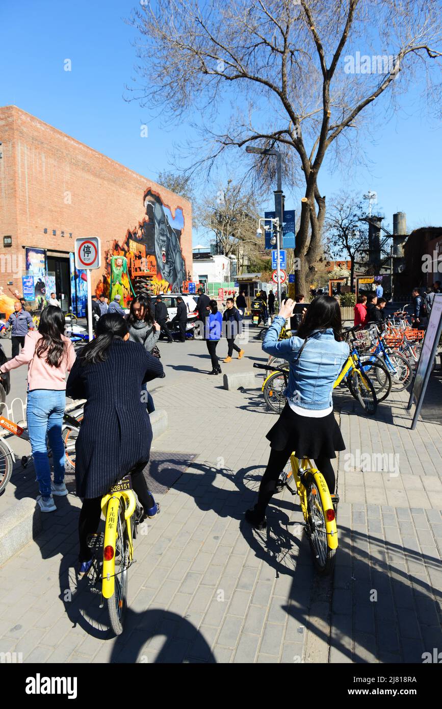 The vibrant 798 Art zone in Chaoyang, Beijing, China. Stock Photo