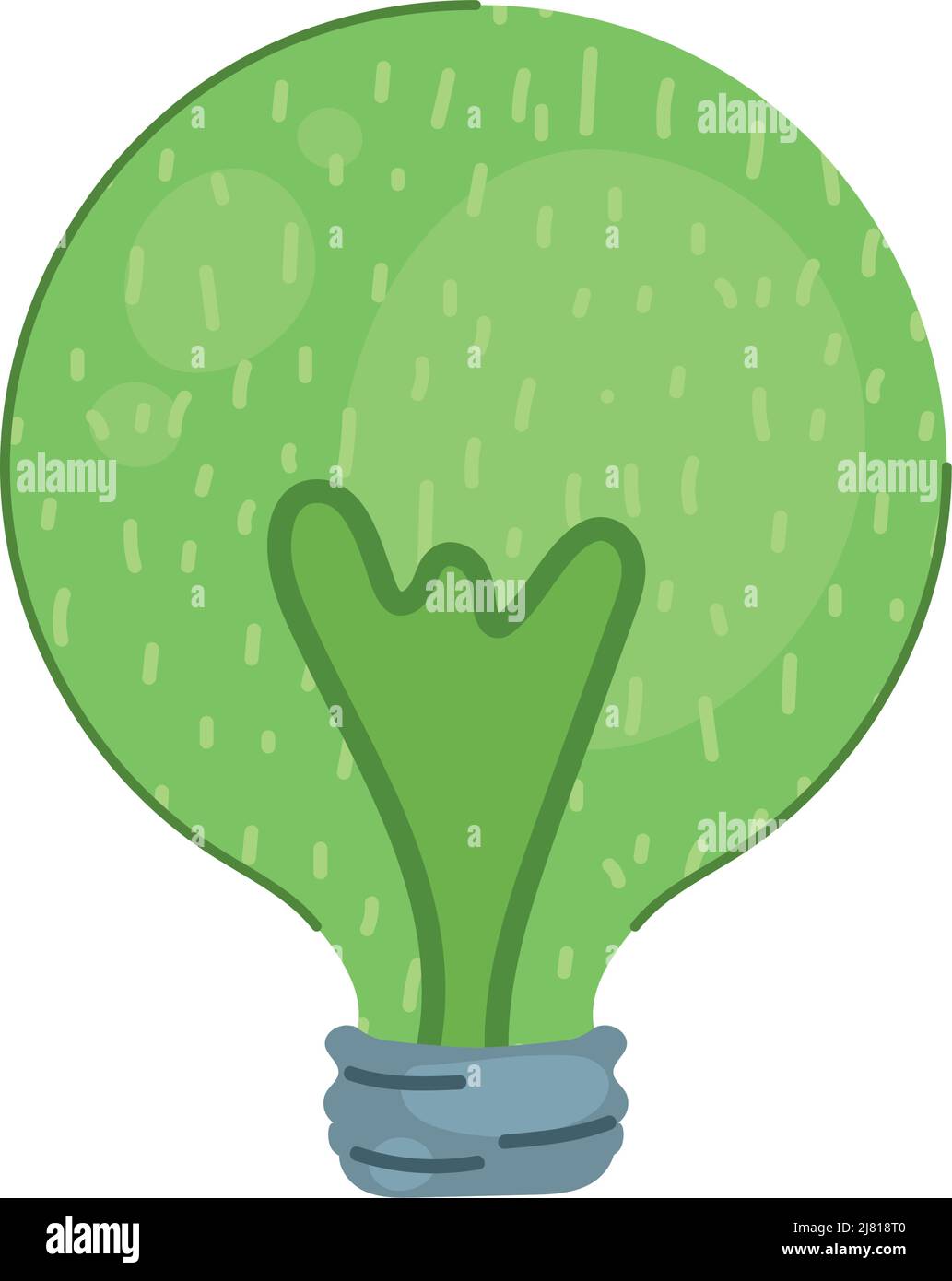 green bulb eco energy icon Stock Vector Image & Art - Alamy