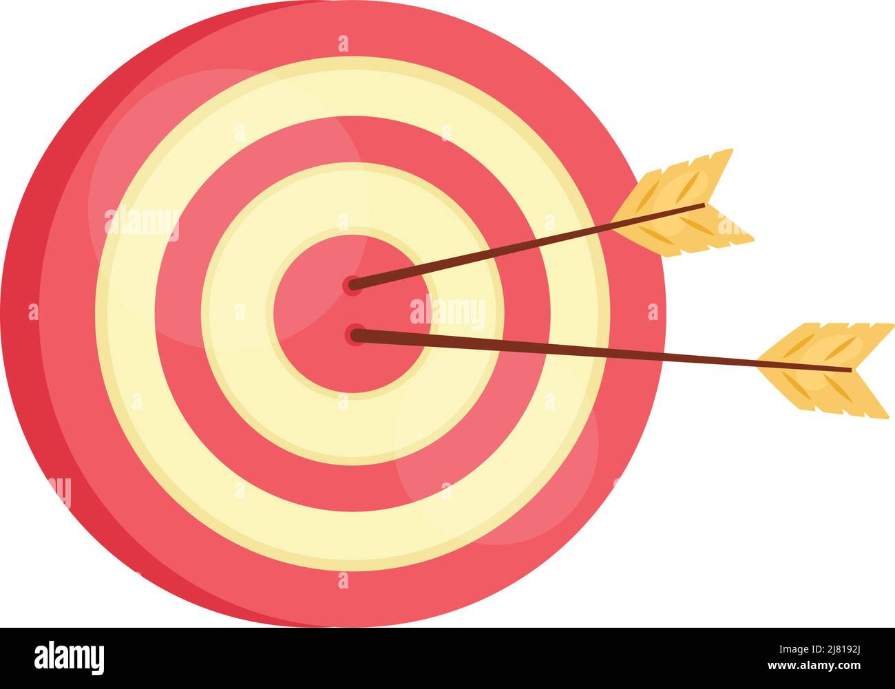 target with arrows success icon Stock Vector Image & Art - Alamy