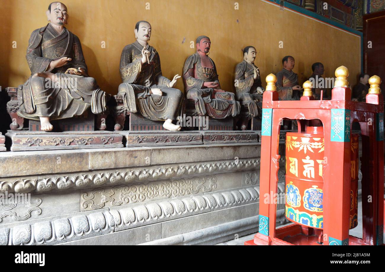 The beautiful Lama Temple in Beijing, China. Stock Photo
