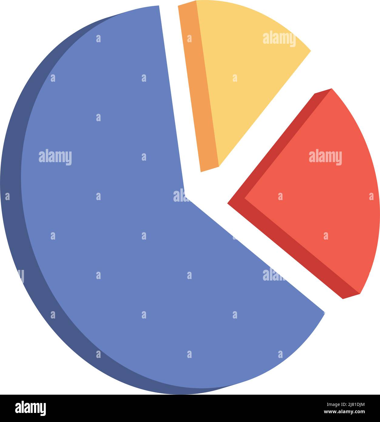 statistics pie infographic isolated icon Stock Vector Image & Art - Alamy