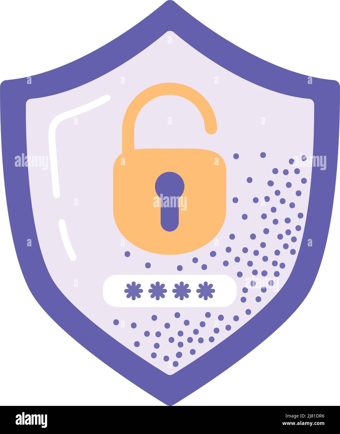 login template in shield icon Stock Vector Image & Art - Alamy