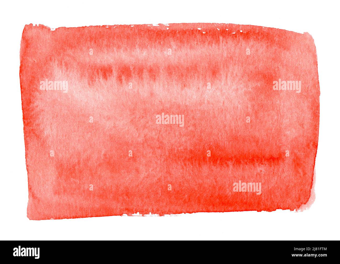 Red watercolor shape. Abstract background for text or logo isolated on ...