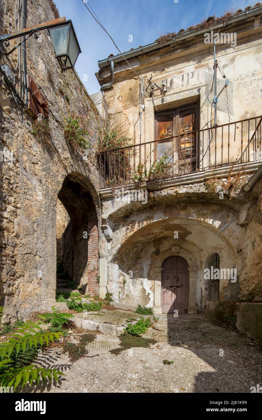 Italy,Rocchetta Alta - Stock Image