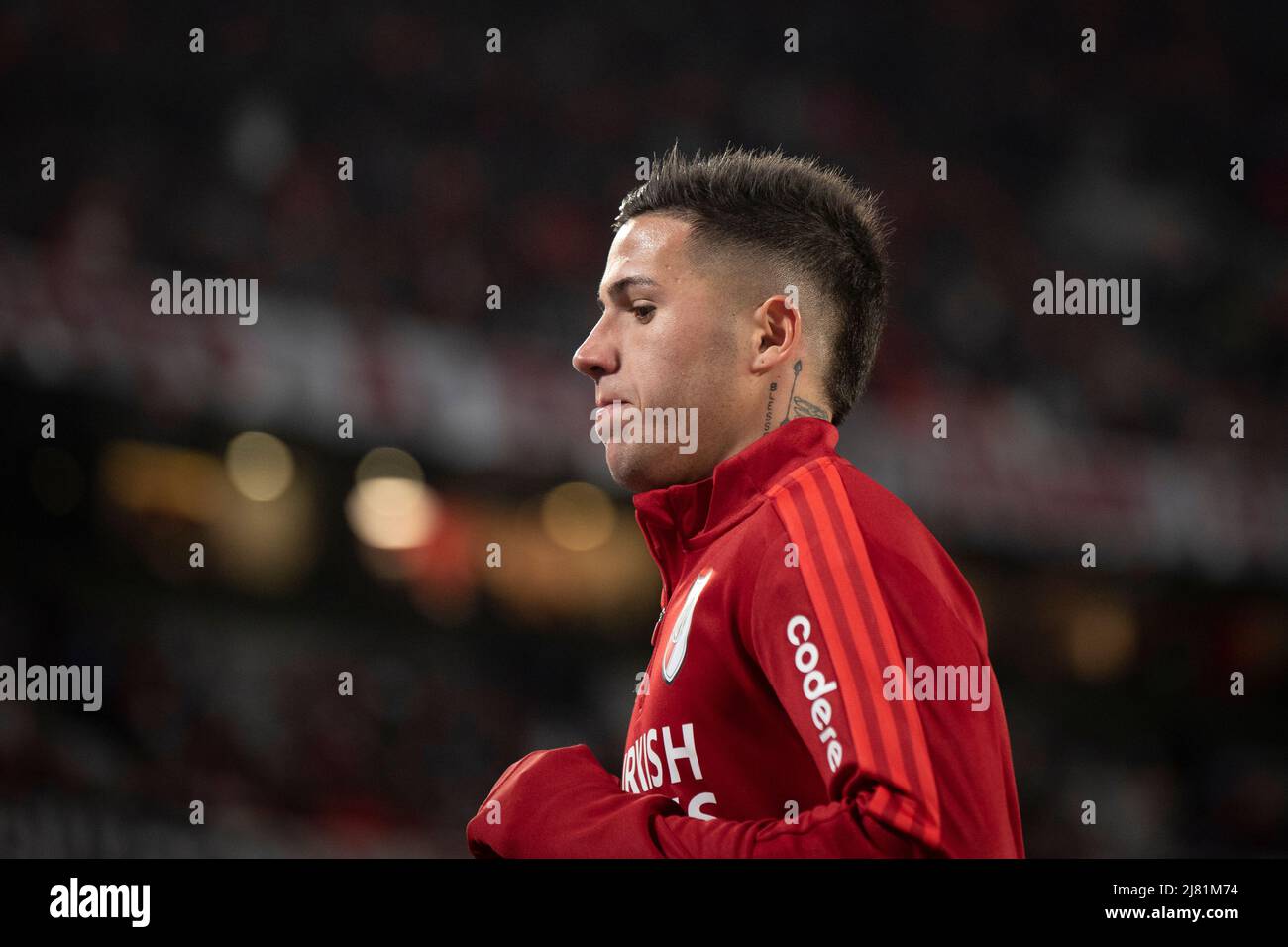 Buenos Aires, Argentina. 11th May, 2022. Enzo Fernandez of River Plate seen during the 2022 Copa de la Liga match between River Plate and Tigre at Estadio Mas Monumental. Final score; River Plate 1:2 Tigre. Credit: SOPA Images Limited/Alamy Live News Stock Photo