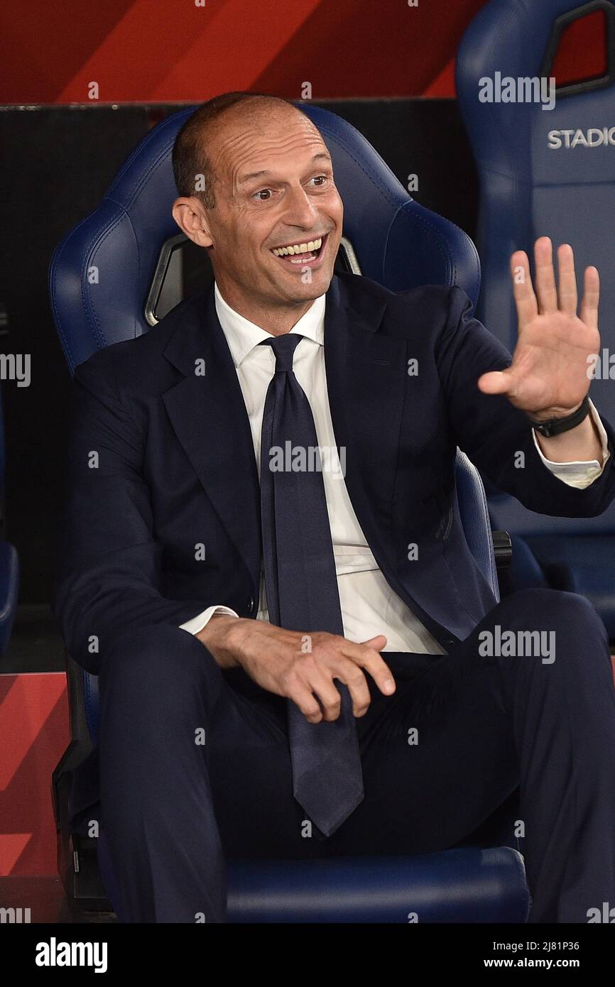 ROME, ITALY - May 11 : Head coach Massimiliano Allegri of FC Juventus ...