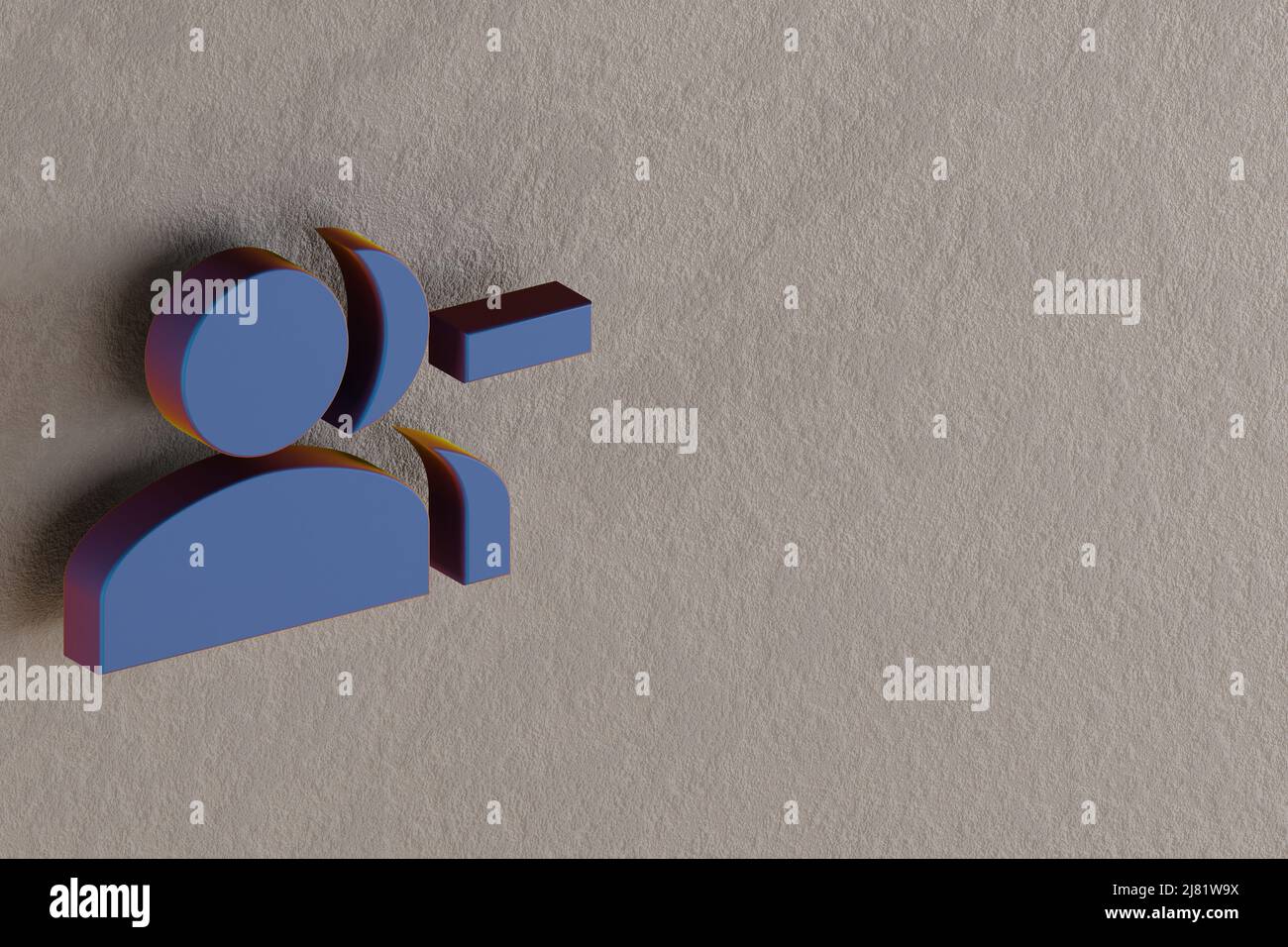 Beautiful abstract illustrations Blue Group Remove symbol icons on a ...