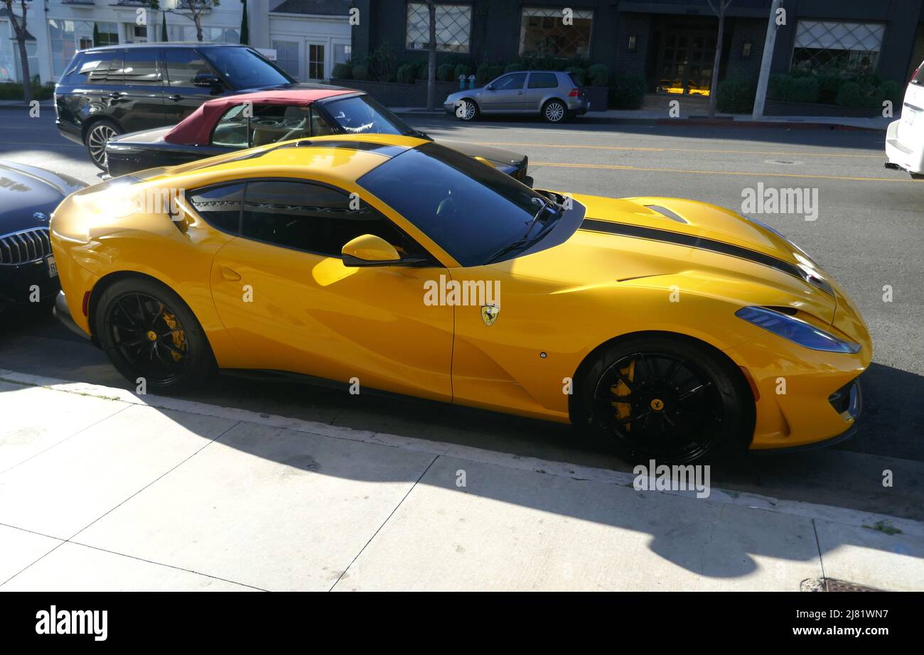 Los Angeles, California, USA 10th May 2022 A general view of atmosphere of Ferrari on Sunset Blvd on May 10, 2022 in Los Angeles, California, USA. Photo by Barry King/Alamy Stock Photo Stock Photo