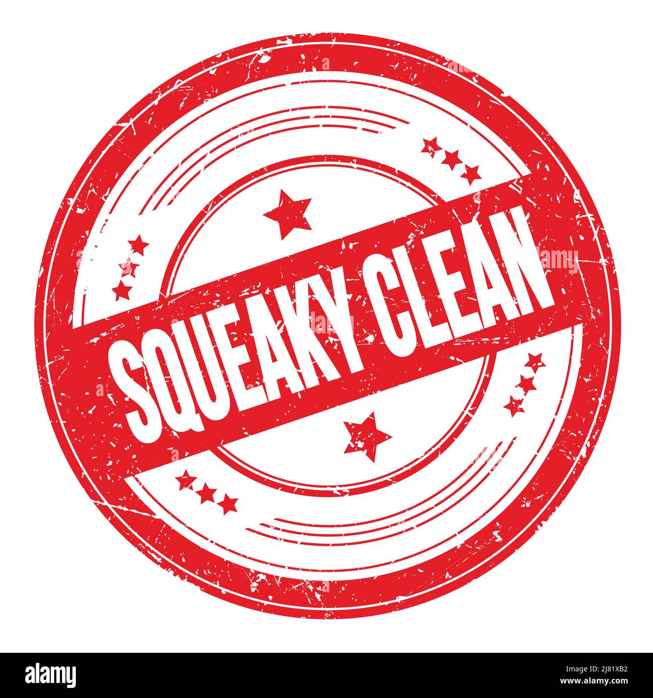 Clean red rubber stamp Cut Out Stock Images Pictures Alamy