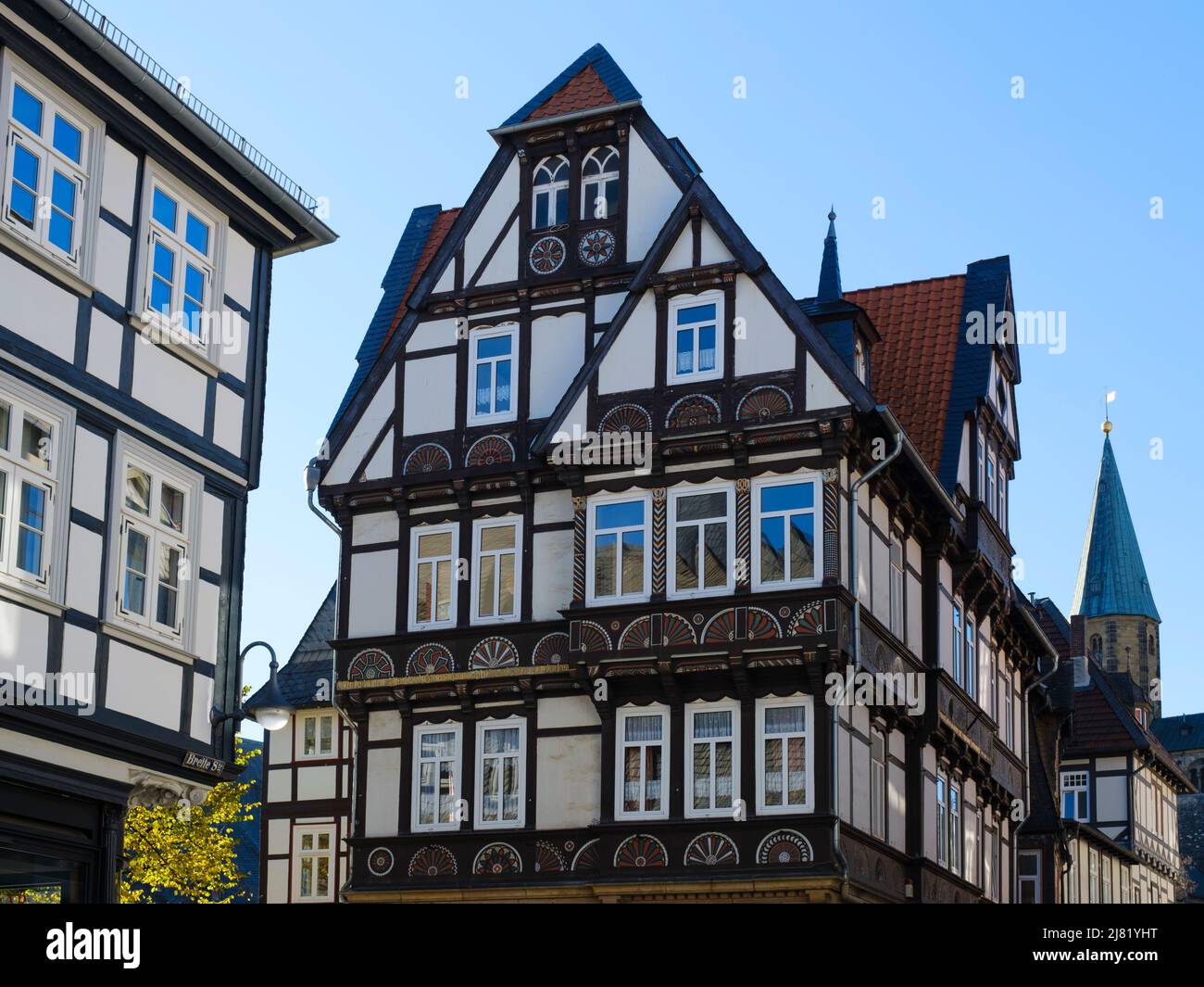 Frame house at the old town of Goslar Stock Photo Alamy