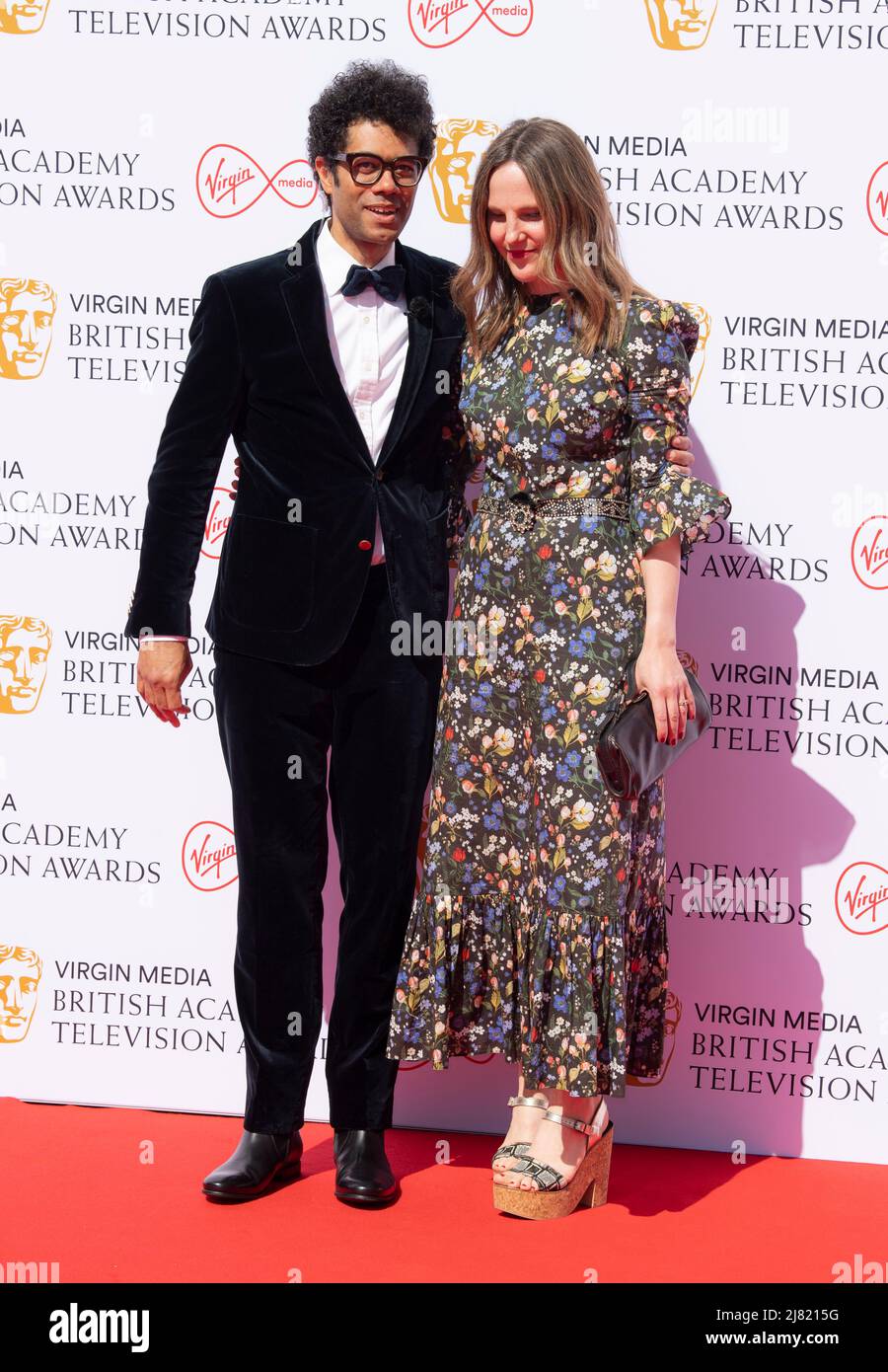 Richard Ayoade and Lydia Fox attend the Virgin Media British Academy