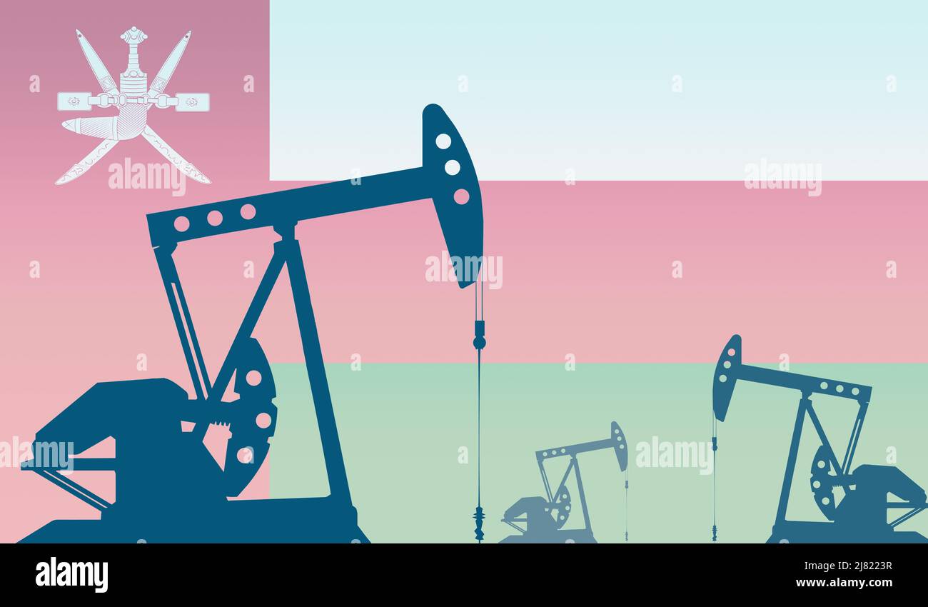 Pipeline with flag oman hires stock photography and images Alamy