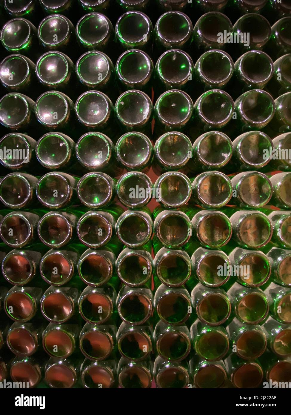 Old beer bottles in the brewery Stock Photo Alamy