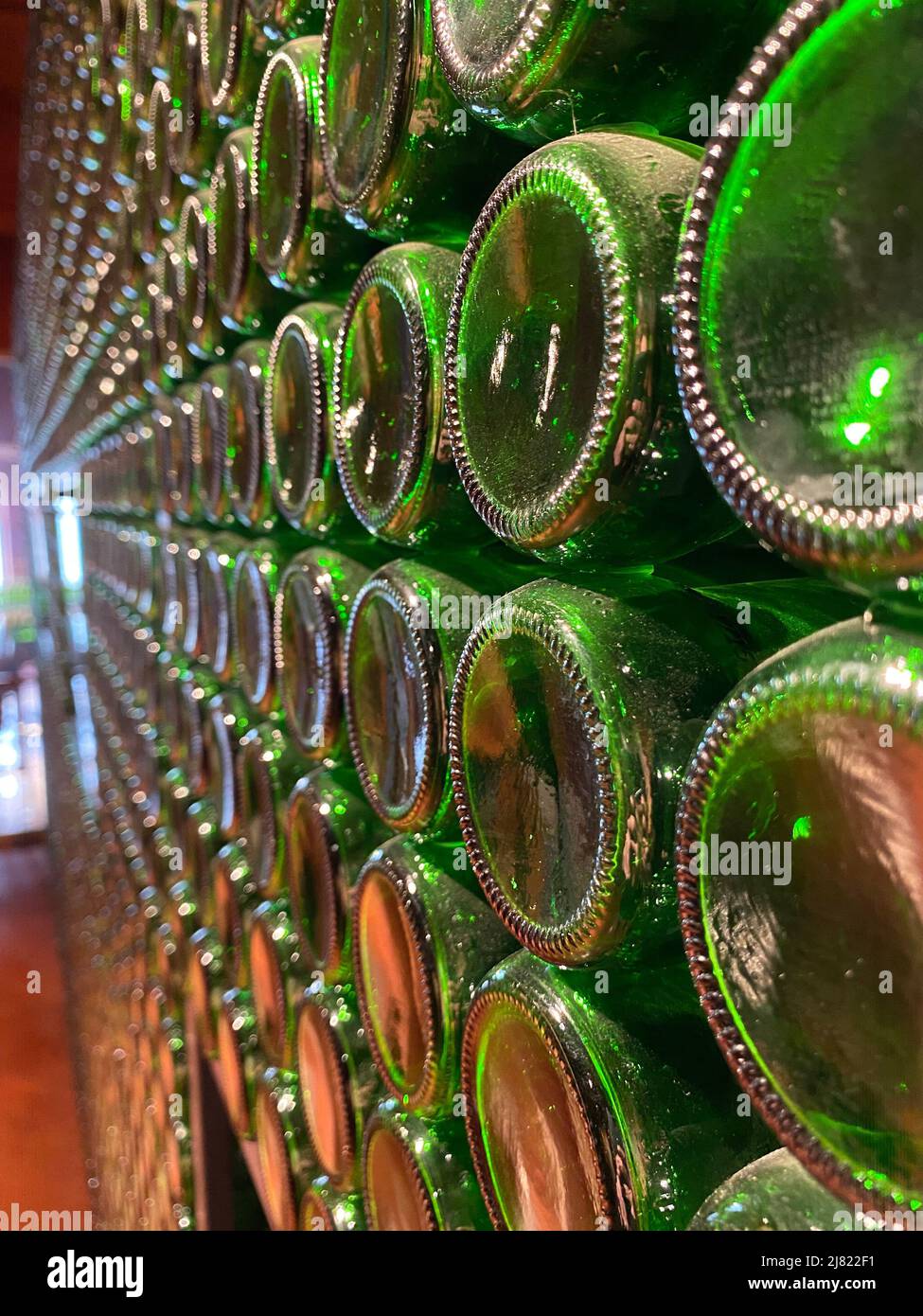 Old beer bottles in the brewery Stock Photo Alamy