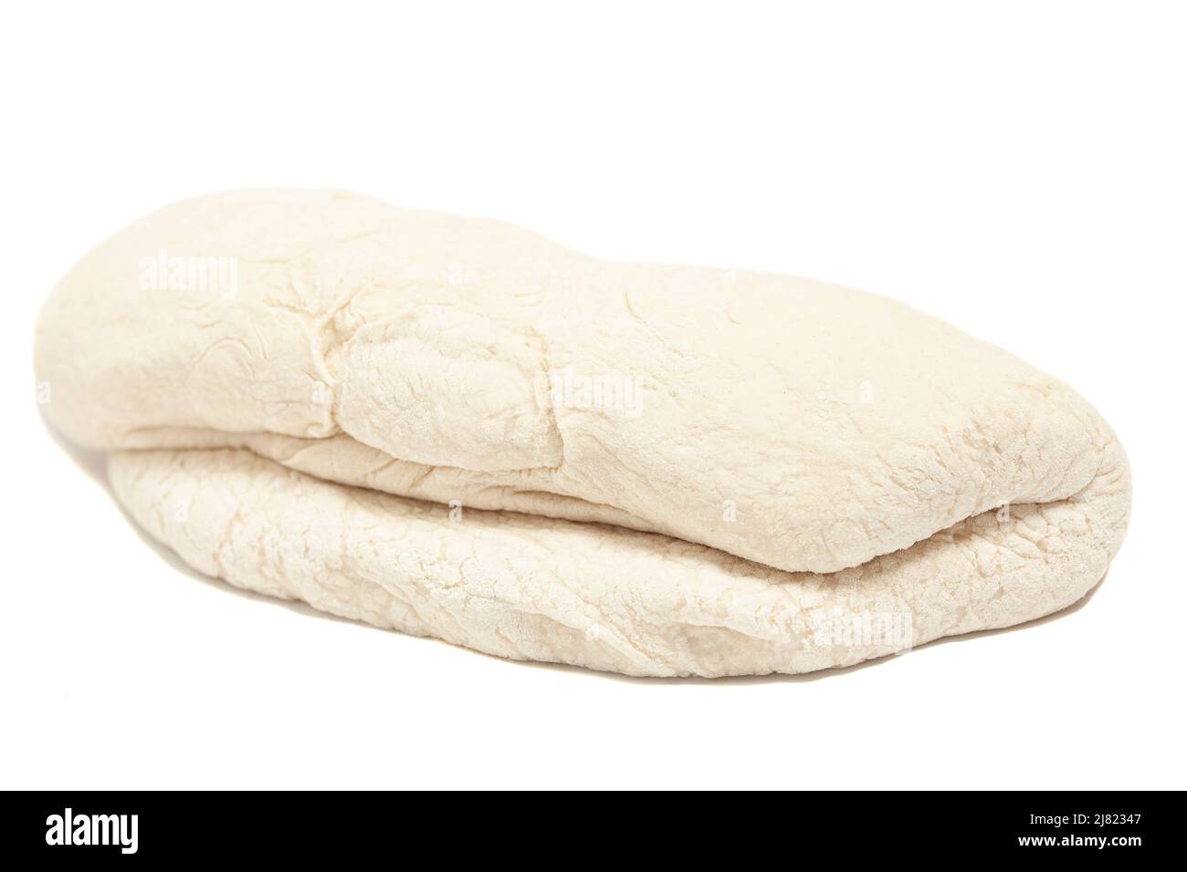 fresh yeast dough isolated on white background Stock Photo - Alamy