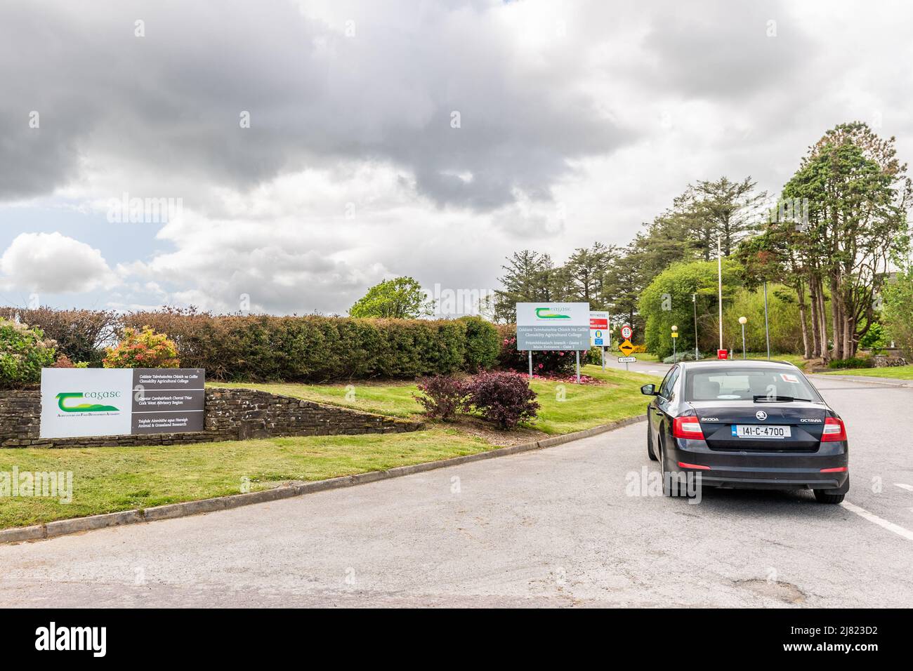 Entrance to Clonakilty Agricultural College, Darrara, Clonakilty, West Cork, Ireland. Stock Photo