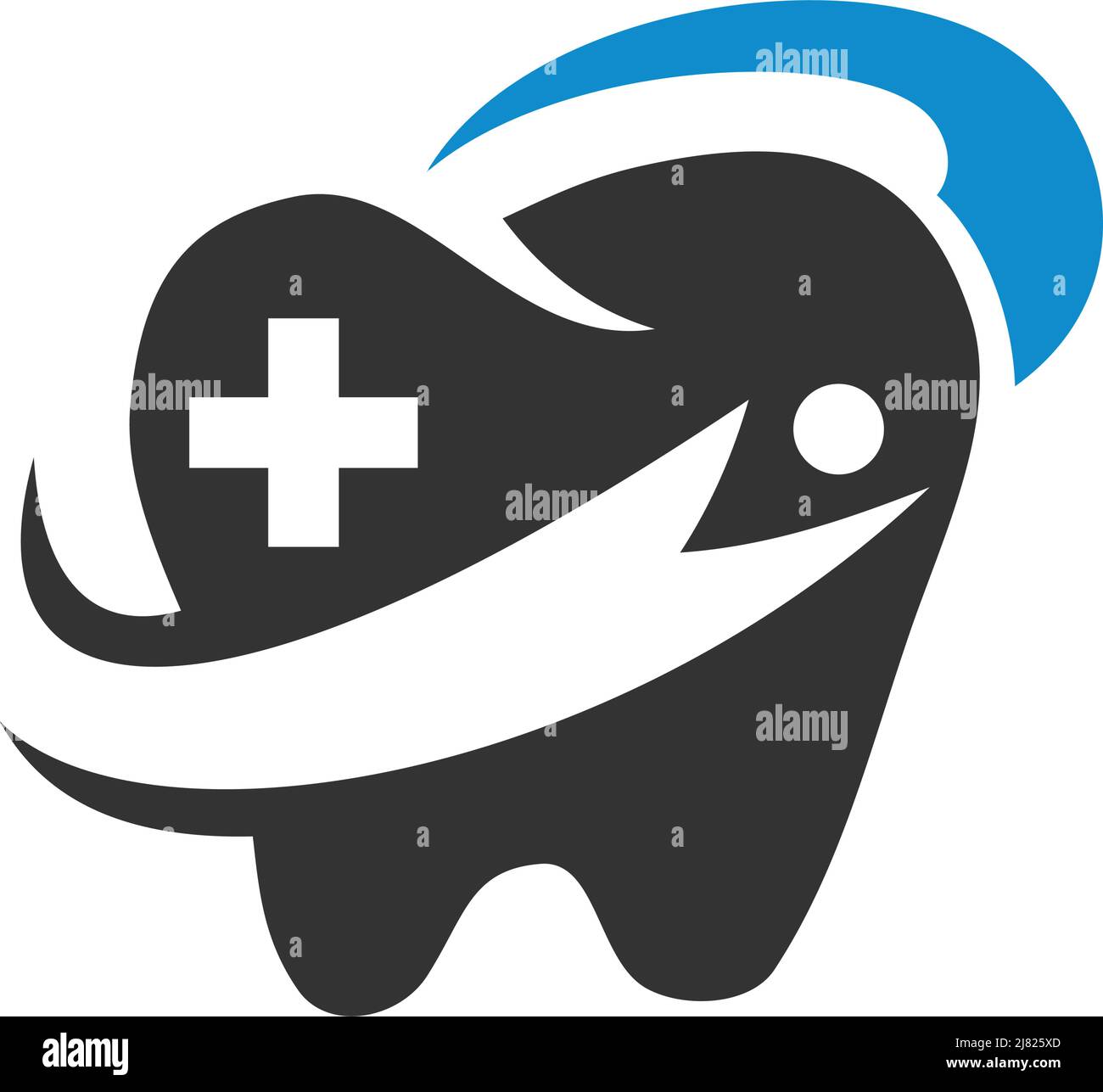 Family dental care solution logo Icon Illustration Brand Identity Stock